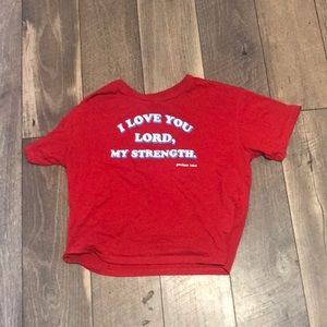 bible verse red shirt